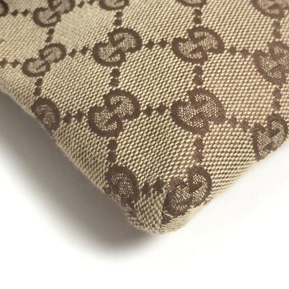 GUCCI 28566 Sherry GG Canvas Body Bag Waist Pouch Pattern Men Women ITC3HXU348UQ - Picture 5 of 10